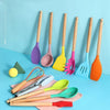 Silicone Kitchenware Cooking Utensils Set Heat Resistant Kitchen Non-Stick Cooking Utensils Baking Tools