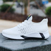 New Sports Shoes Men’s Breathable Casual Mesh Shoes Comfort Increase Lace-up Non-slip Low-top Running Shoes