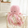 Lovely Simulation Octopus Pendant Plush Stuffed Toy Soft Animal Home Accessories Cute Doll Children Gifts