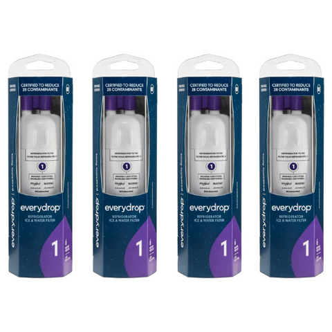 4 Packs   everydrop by Whirlpool Ice and Water Refrigerator Filter 1