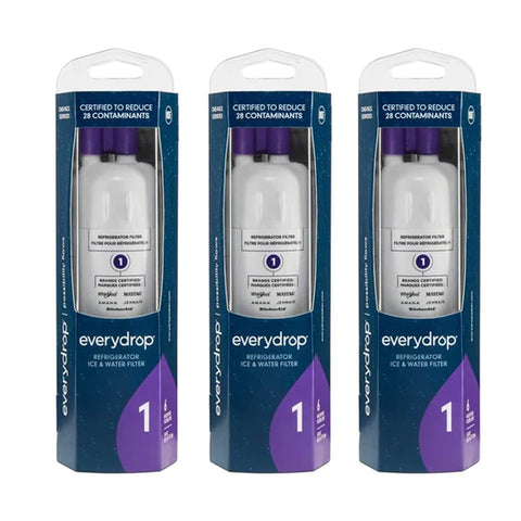 3 Packs   everydrop by Whirlpool Ice and Water Refrigerator Filter 1